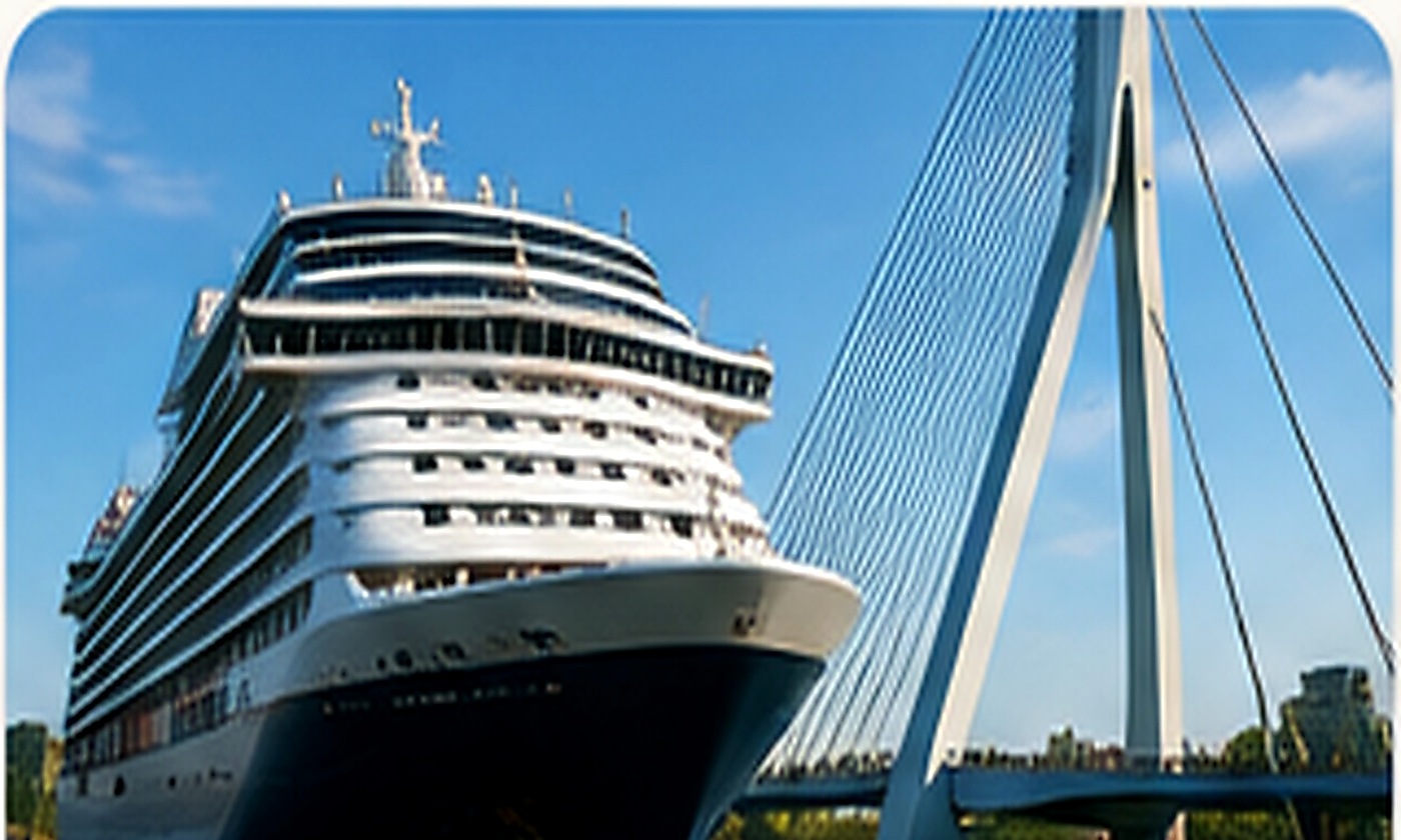 Cruise ship in Rotterdam